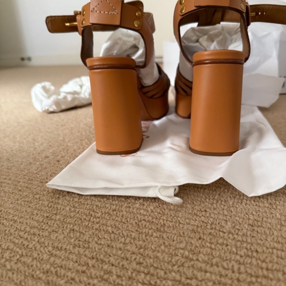 SEE BY CHLOE CILA SANDAL in SAND - NEW IN BOX - Picture 6 of 11